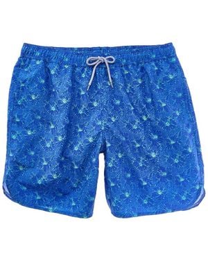 Tailorbyrd Printed Swim Short - Blue