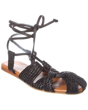 Free People Sunny Gilly Leather Sandal - Brown