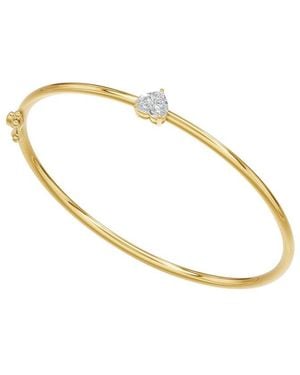 Lab Grown Diamonds 18K Over 1.00 Ct. Tw. Lab-Grown Diamond Bracelet - Metallic