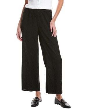 Eileen Fisher Wide Ankle Pant - Black