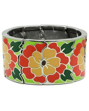 Alamode Jewelry Stainless Steel Bracelet - Green