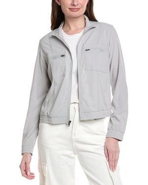 XCVI Wearables Quinn Bomber Jacket - Grey