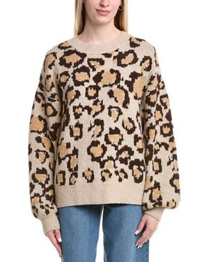 Lea & Viola Oversized Jumper - Natural