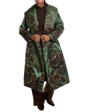 Diane von Furstenberg Kimora Coat - Green