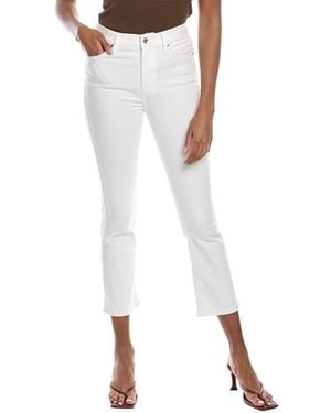 7 For All Mankind High-Rise Slim Kick Flare Jean - White