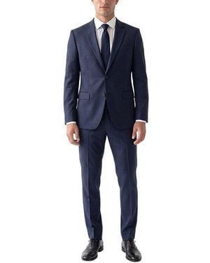 Kilgour 2Pc Wool Suit - Blue