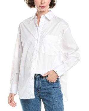 Madewell Oversized Button-Up Shirt - White