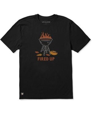 Life Is Good. Crusher T-Shirt - Black