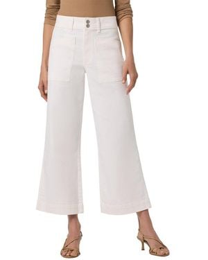Joe's Jeans Wide Leg Cargo Ankle Jean - White