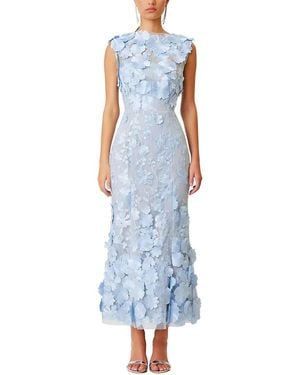Emma way Sleeveless Midi Dress - Blue