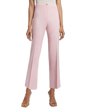 Santorelli Roma Straight Ankle Length Pant - Pink
