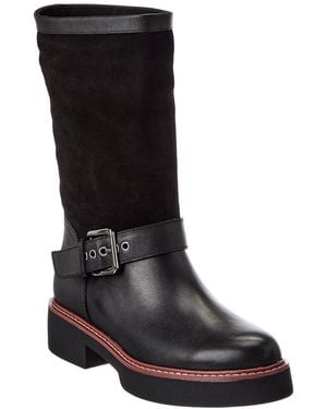 Sanctuary Milena Suede & Leather Boot - Black