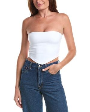 Susana Monaco Handkerchief Tube Top - Blue