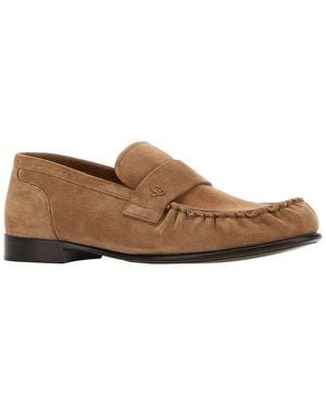 Gucci Jimmy Choo Ellis Suede Loafer - Brown