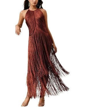 MIRA RICHI Maxi Dress - Brown