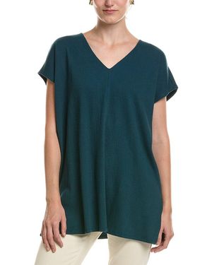 Eileen Fisher V-Neck Tunic - Green