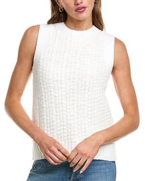 Michael Stars Knit Sia Shell - White