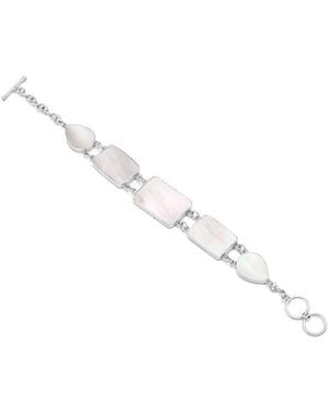 Samuel B. Pearl Toggle Bracelet - Metallic