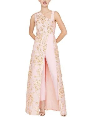Kay Unger Bennet Walk Thru Jumpsuit - Pink