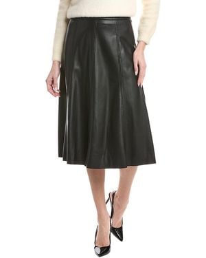 Tahari Midi Flare Skirt - Black