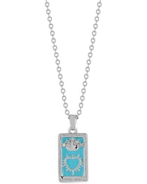 Sphera Milano Cz Necklace - Blue