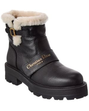 Dior D-Quest Leather Boot - Black