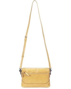 Frye Melissa Leather Crossbody - Natural