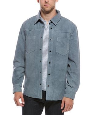 Blank NYC Suede Jacket - Blue