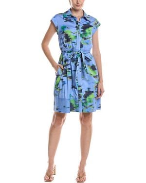 NIC+ZOE Water Lilies Camille Dress - Blue