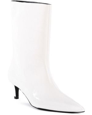 Seychelles Game Changer Crinkle Patent Boot - White