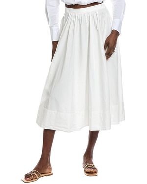 Free People Lowen Midi Skirt - White