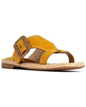 Donald J Pliner Hilari Leather Sandal - Metallic