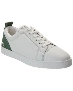 Christian Louboutin Fun Louis Junior Leather Trainer - Grey