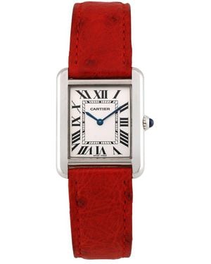 Cartier Tank Solo Watch, Circa 2000's (authentic Pre-loved) - Red