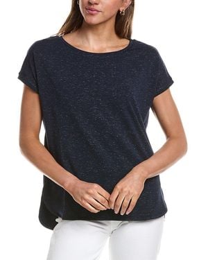 Ichi Ihrebel High-Low T-Shirt - Blue