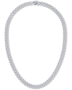Lab Grown Diamonds 14K 15.10 Ct. Tw. Lab-Grown Diamond Fashion Necklace - White