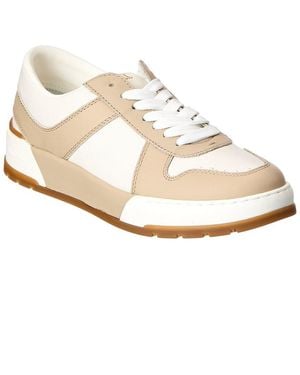 Max Mara Chill Leather Sneaker - White