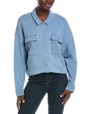 Z Supply Venus Knit Denim Jacket - Blue