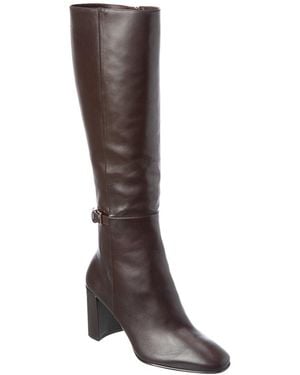 Alexandre Birman Candance 70 Leather Knee-High Boot - Brown