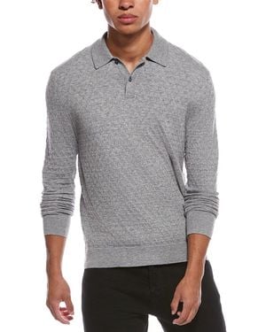 Ted Baker Morar Knitted Polo - Gray