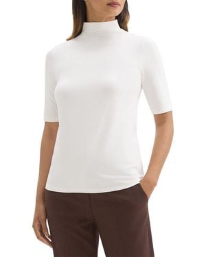 Theory Cruzio Knit Jersey T-Shirt - White