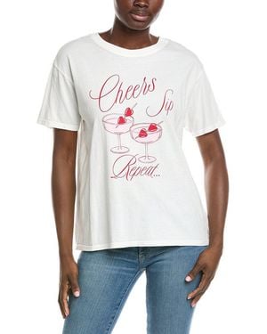 Z Supply Cheers Boyfriend T-Shirt - White