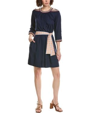 Gretchen Scott Cold Shoulder Dress - Blue