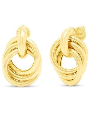 Jaclyn Smith Plated Earrings - Metallic