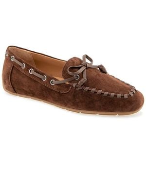 Gentle Souls Salko Suede Loafer - Brown