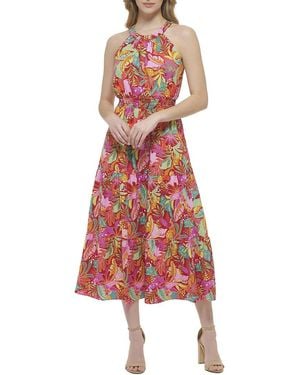 Kensie Midi Dress - Red