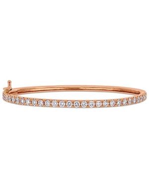 Diamond Select Cuts 14K Rose 2.32 Ct. Tw. Diamond Bracelet - White