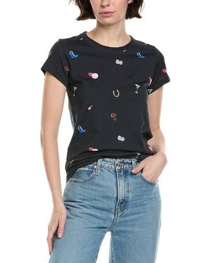 Rag & Bone All Over Rb Patch T-Shirt - Blue