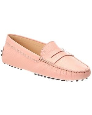 Tod's Leather Loafer - Pink