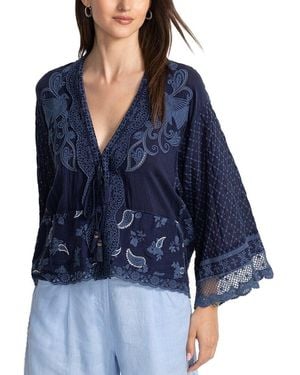 Johnny Was Roseann Kimono - Blue